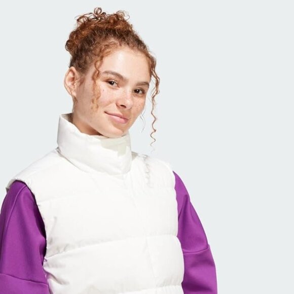 NWT Adidas Helionix White Puffer Down/Feather Vest XL - Picture 2 of 16